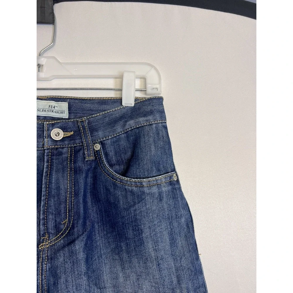 Levi's Performance 514 Straight Jeans Sz 16 Slim Fit Blue YOUTH‎ Boys